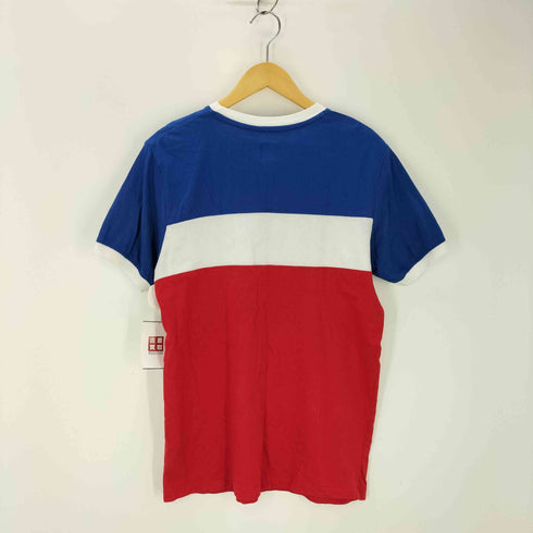 ステューシー Stussy 00s 紺タグ マルチカラー クルーネックTシャツ メンズ JPN:L