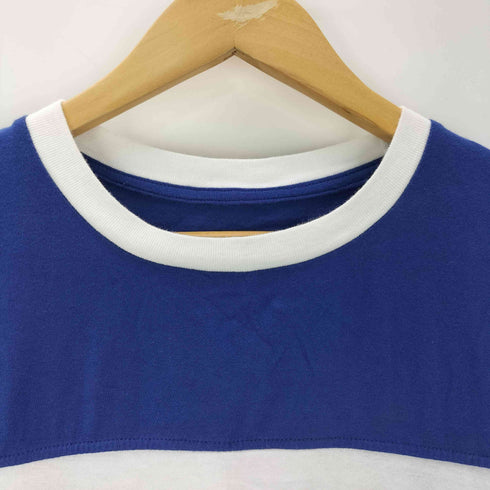 ステューシー Stussy 00s 紺タグ マルチカラー クルーネックTシャツ メンズ JPN:L