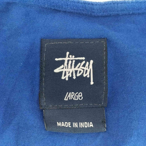 ステューシー Stussy 00s 紺タグ マルチカラー クルーネックTシャツ メンズ JPN:L