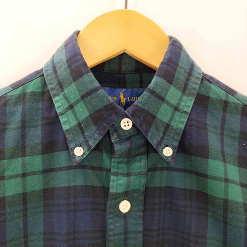 ラルフローレン RALPH LAUREN classic fit チェック柄ボタンダウンシャツ メンズ JPN:XS