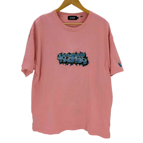 エクストララージ XLARGE S/S HEAVYWEIGHT TEE EMBROIDERY GRAFFITI メンズ JPN:L