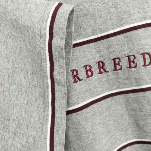 インターブリード INTERBREED フロントロゴ刺繍ボーダーS/S TEE メンズ JPN:XL