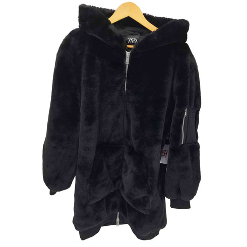 ザラ ZARA フェイクファーボンバーコート メンズ import:XL