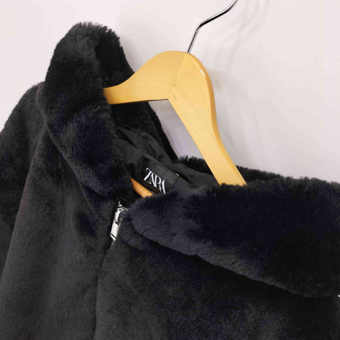 ザラ ZARA フェイクファーボンバーコート メンズ import:XL