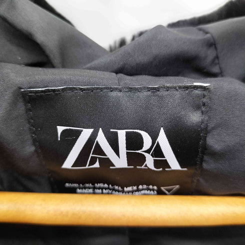 ザラ ZARA フェイクファーボンバーコート メンズ import:XL