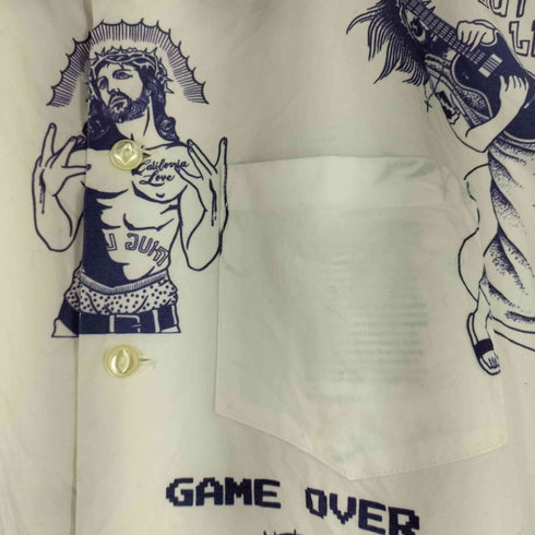 ソフトマシーン The softmachine JESUS SHIRTS S/S イエス シャツ メンズ JPN:L