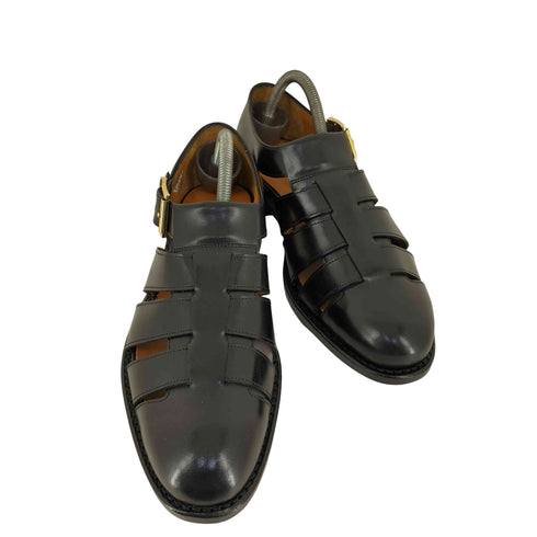 ジャランスリウァヤ Jalan Sriwijaya Bali / BLACK (LEATHER SOLE) メンズ UK:7.5