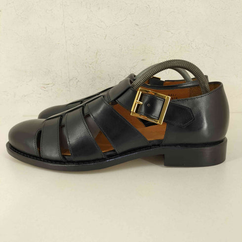 ジャランスリウァヤ Jalan Sriwijaya Bali / BLACK (LEATHER SOLE) メンズ UK:7.5