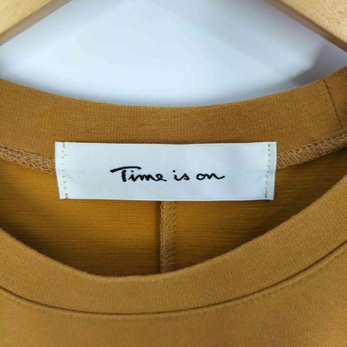 タイムイズオン Time is on クルーネック ロングスリーブTシャツ メンズ FREE