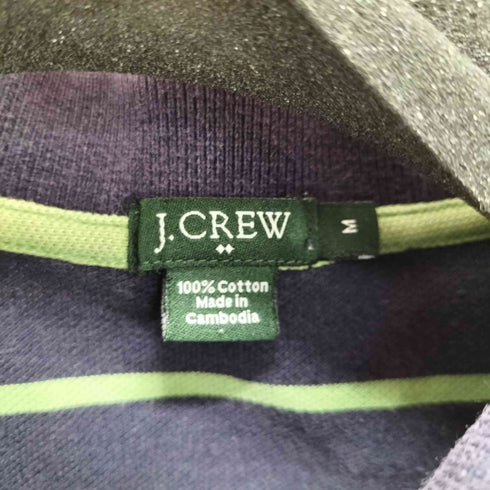ジェイクルー J.CREW S/S ボーダー柄ポロシャツ メンズ import:M