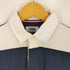 トミージーンズ tommy jeans ロゴパッチ ボーダー ラガ-シャツ メンズ import:M