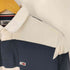 トミージーンズ tommy jeans ロゴパッチ ボーダー ラガ-シャツ メンズ import:M