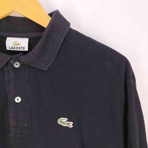 ラコステ LACOSTE ロゴパッチ 鹿の子 ロングスリーブ ポロシャツ メンズ 5