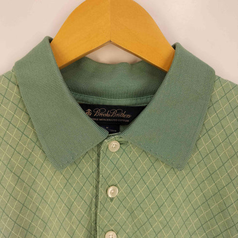 ブルックスブラザーズ BROOKS BROTHERS PERFORMANCE KNIT 総柄 ポロシャツ メンズ import:M