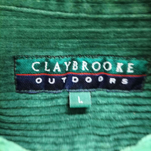 CLAYBROOKE L/S 太畝2ポケットコーデュロイシャツ メンズ import:L
