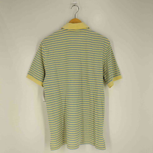 ブルックスブラザーズ BROOKS BROTHERS PERFORMANCE POLO ロゴ刺繍 ボーダー 鹿の子 ポロシャツ メンズ import:M