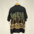 ハワイアンリザーブ HAWAIIAN RESERVE COLLECTION 総柄 ヤシの木 シルク アロハシャツ メンズ import:L