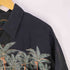 ハワイアンリザーブ HAWAIIAN RESERVE COLLECTION 総柄 ヤシの木 シルク アロハシャツ メンズ import:L