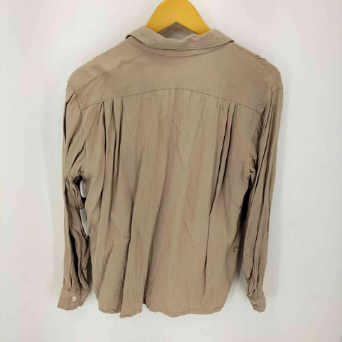 NATIONAL 40S~50S ウエスタン レーヨンオープンカラーシャツ メンズ import:M