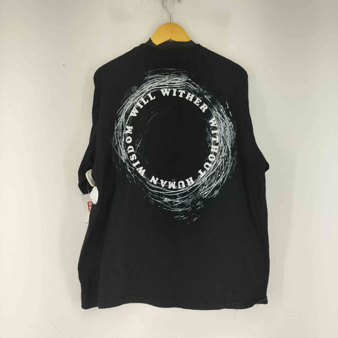 Human Wisdom L/S Dark Style Goth Aesthetic Unisex T-Shirt メンズ 2XL