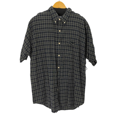 チェロキー Cherokee S/S シアサッカー ボタンダウンシャツ メンズ import:XL