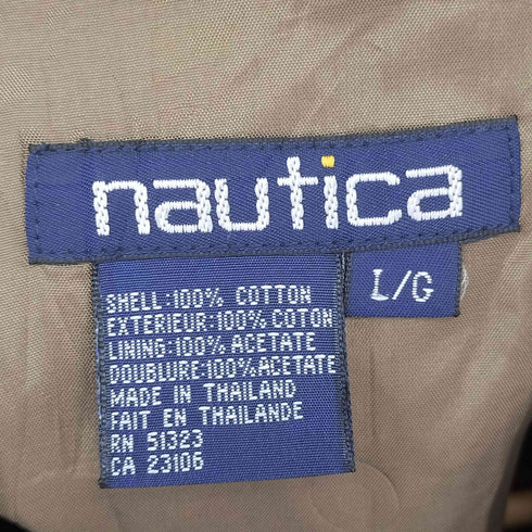 ノーティカ NAUTICA 90s ステンカラーコート メンズ import:L
