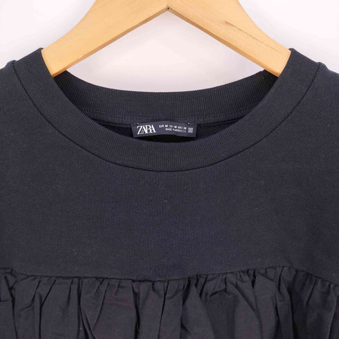 ザラ ZARA フリルドッキング トレーナー レディース import:M