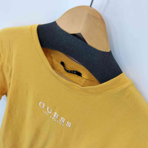 ゲス GUESS ロゴ刺繍 クルーネック Tシャツ メンズ import:L