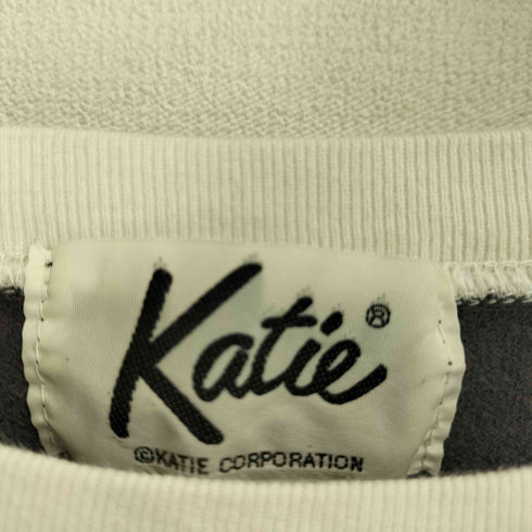 ケイティ Katie エンジェルプリント クルーネック ラグランTシャツ レディース FREE