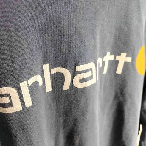 カーハート Carhartt クルーネック 長袖 プリントTシャツ メンズ import:L