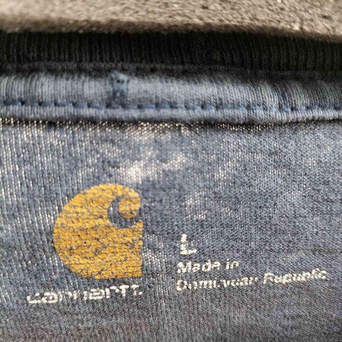 カーハート Carhartt クルーネック 長袖 プリントTシャツ メンズ import:L