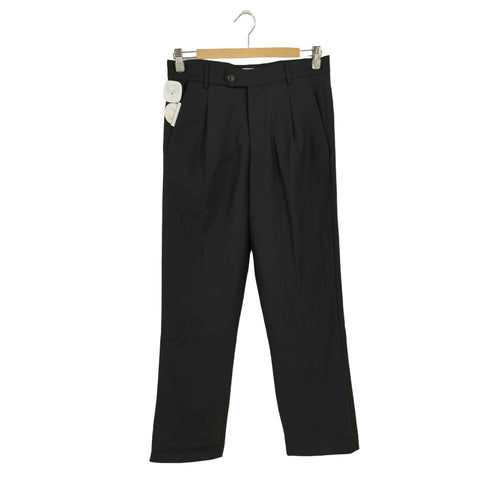ローン Lownn STRAIGHT TROUSERS ウールギャバ メンズ 46