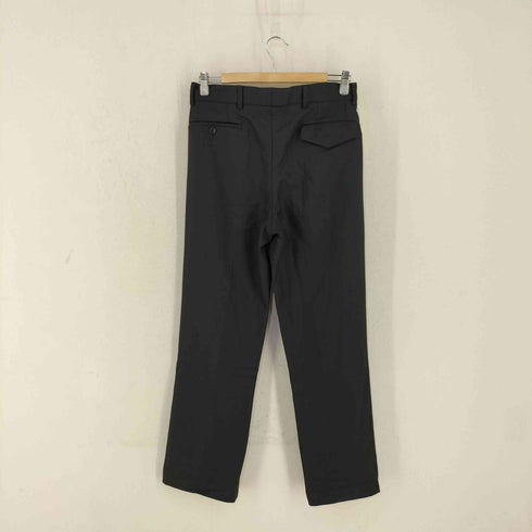 ローン Lownn STRAIGHT TROUSERS ウールギャバ メンズ 46
