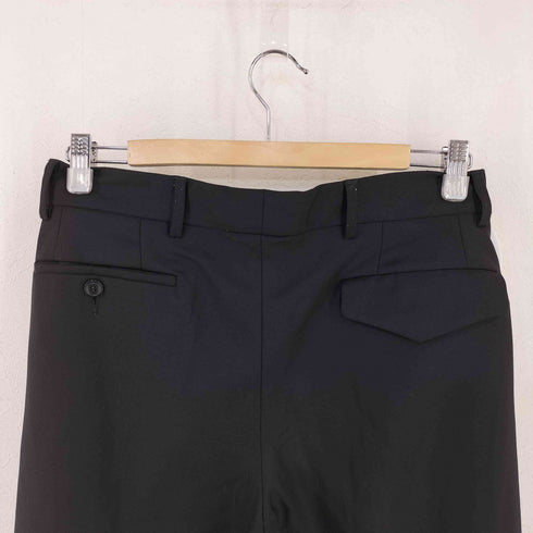 ローン Lownn STRAIGHT TROUSERS ウールギャバ メンズ 46
