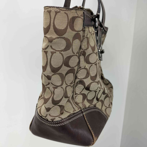 コーチ COACH シグネチャー レザー トートバッグ レディース