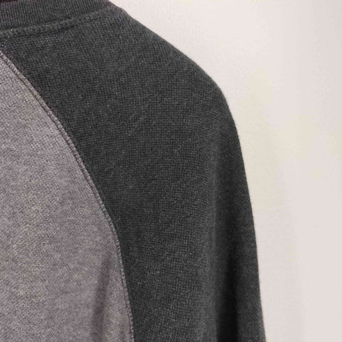 トミーヒルフィガー TOMMY HILFIGER クルーネック フラッグロゴ刺繍 ラグランスウェット メンズ import:XXL