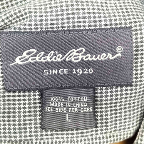 エディーバウアー Eddie Bauer チェックプルオーバーシャツ メンズ JPN:L