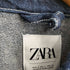 ザラ ZARA クロップド丈 カバーオール デニムジャケット レディース import:L