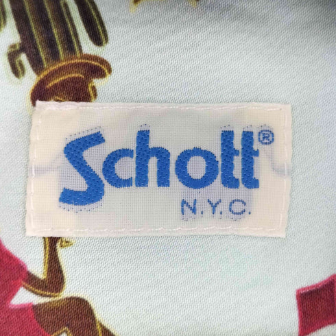 ショット Schott S/S レーヨンシャツ メンズ JPN:L