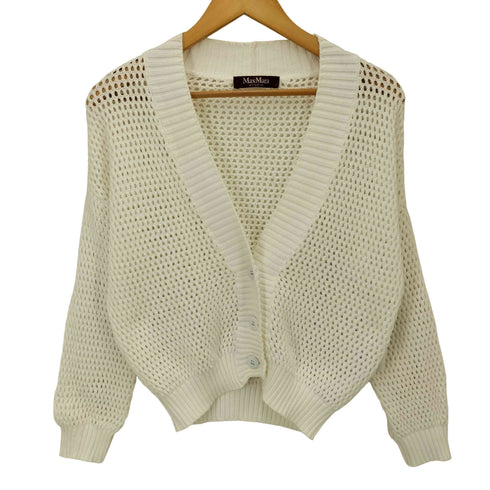 マックスマーラステュディオ MAX MARA STUDIO 鍵編み カーディガン レディース import:S