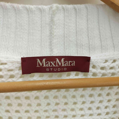 マックスマーラステュディオ MAX MARA STUDIO 鍵編み カーディガン レディース import:S