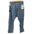 ヴィヴィアンウエストウッドマン Vivienne Westwood MAN コットンリネン 変形チェックサルエルパンツ メンズ 48