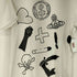ヴィヴィアンウエストウッド アングロマニア Vivienne Westwood ANGLOMANIA オーブ 総柄クルーネックTシャツ メンズ JPN:S
