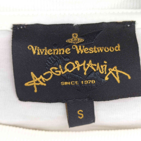 ヴィヴィアンウエストウッド アングロマニア Vivienne Westwood ANGLOMANIA オーブ 総柄クルーネックTシャツ メンズ JPN:S