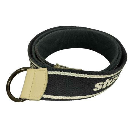 ステューシー Stussy ロゴレザー切替ガチャベルト メンズ