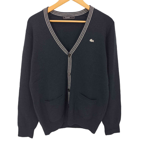 ラコステ LACOSTE ロゴワッペン ウール カーディガン メンズ 3