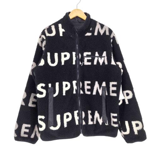 シュプリーム Supreme 18AW Reversible Logo Fleece Jacket メンズ JPN:L