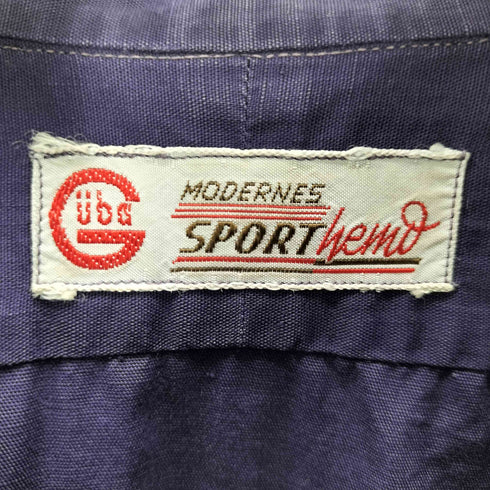 Guba MODERNES ユーロ ヴィンテージ グランパシャツ メンズ