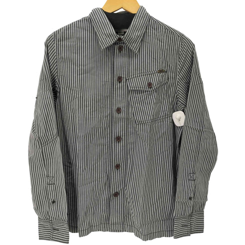 ディーゼル DIESEL バックロゴ ストライプシャツ メンズ import:XL