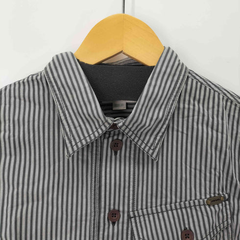 ディーゼル DIESEL バックロゴ ストライプシャツ メンズ import:XL